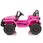 Elektrické autíčko - CH9956 - nelakované - ružové